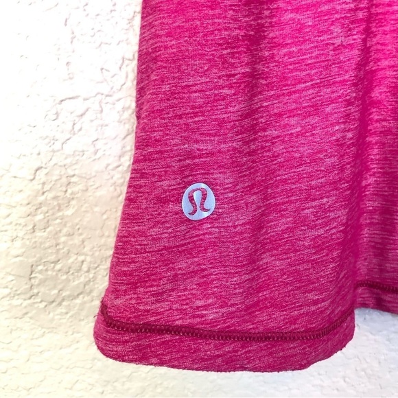 LuluLemon Heathered Jeweled Magenta Yoga AmalaTank size 4 - Picture 6 of 9